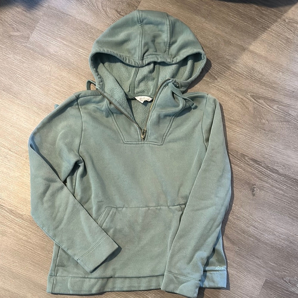 L.L. Bean Women's Green Pullover Hoodie